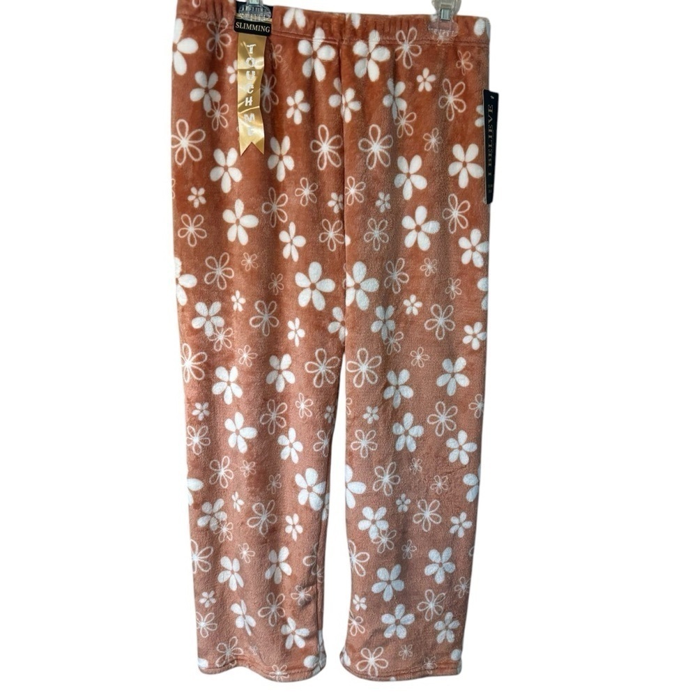 NWT Pajama Pants 2XL I Believe Cozy Fleece Stretch Smoothing Waistband Slimming